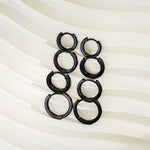 3-4 pares minimalista chique invisível huggie brincos de argola de cobre banhado a ouro para mulheres simples brilhante minúsculo empilhável joias de orelha