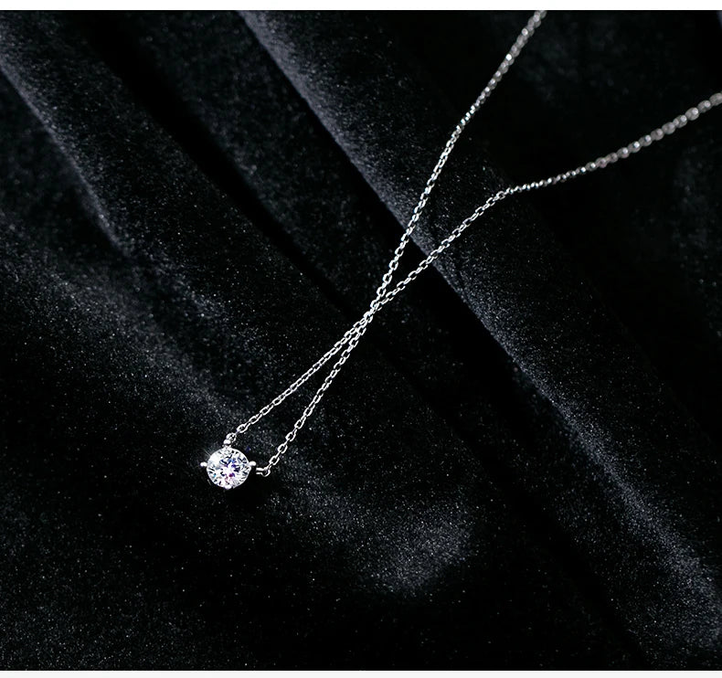 La monada 38 + 4.8cm colar de prata para mulheres prata fina 925 jóias moda pescoço minimalista pingentes 925 correntes de prata mulher