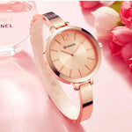 Relógio Feminino Elegance em Aço Inoxidável Dourado