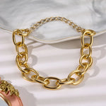 Gargantilha Punk Linda Top: Elegância Geométrica