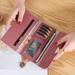 Carteira Elegante de Couro Macio Linda Top