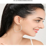 Brincos de Argola 18K Banhados a Ouro Linda Top