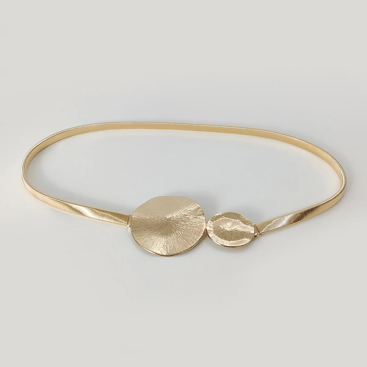 Moda cinto de corrente de ouro feminino cintura elástica vestido cintura senhoras cintos de metal prata para mulheres luxo y2k acessório