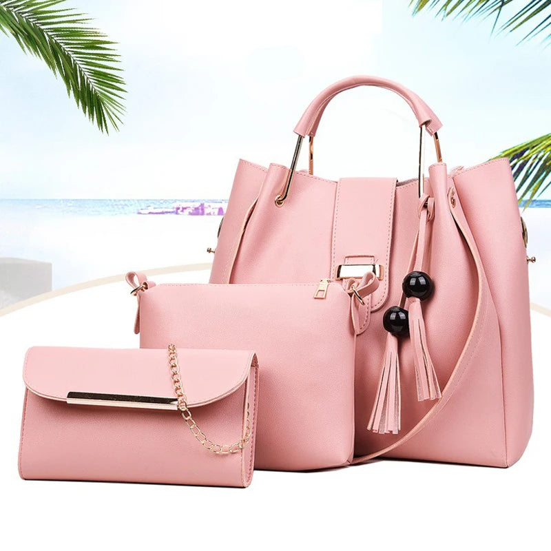 Conjunto Elegante de Bolsas Linda Top - 3 Peças