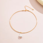 Gargantilha Linda Top com Pingente de Pérola Elegante