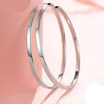 Brincos de Argola 18K Banhados a Ouro Linda Top