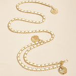 Cinto de Corrente Floral Linda Top