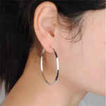 Brincos de Argola 18K Banhados a Ouro Linda Top