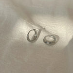 Brincos de argola minimalistas de aço inoxidável, 1 par, huggie, para mulheres, cor dourada, pequeno círculo redondo, 6/10/12mm, punk, unissex, rock