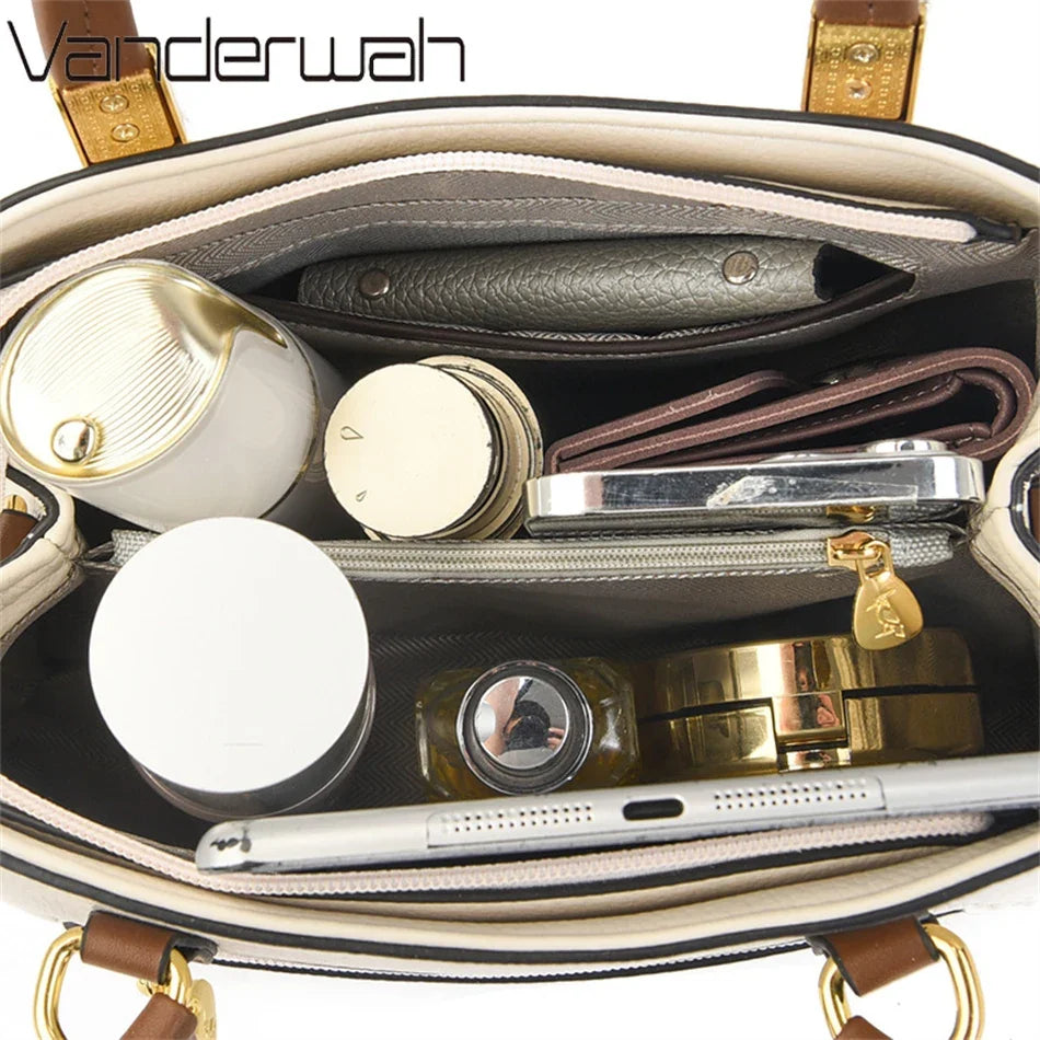 Bolsa Crossbody de Couro Genuíno Linda Top