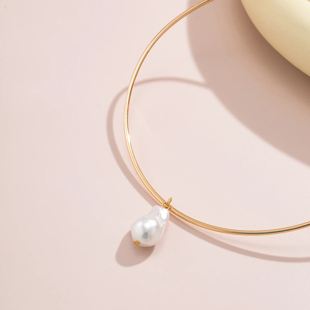 Gargantilha Linda Top com Pingente de Pérola Elegante