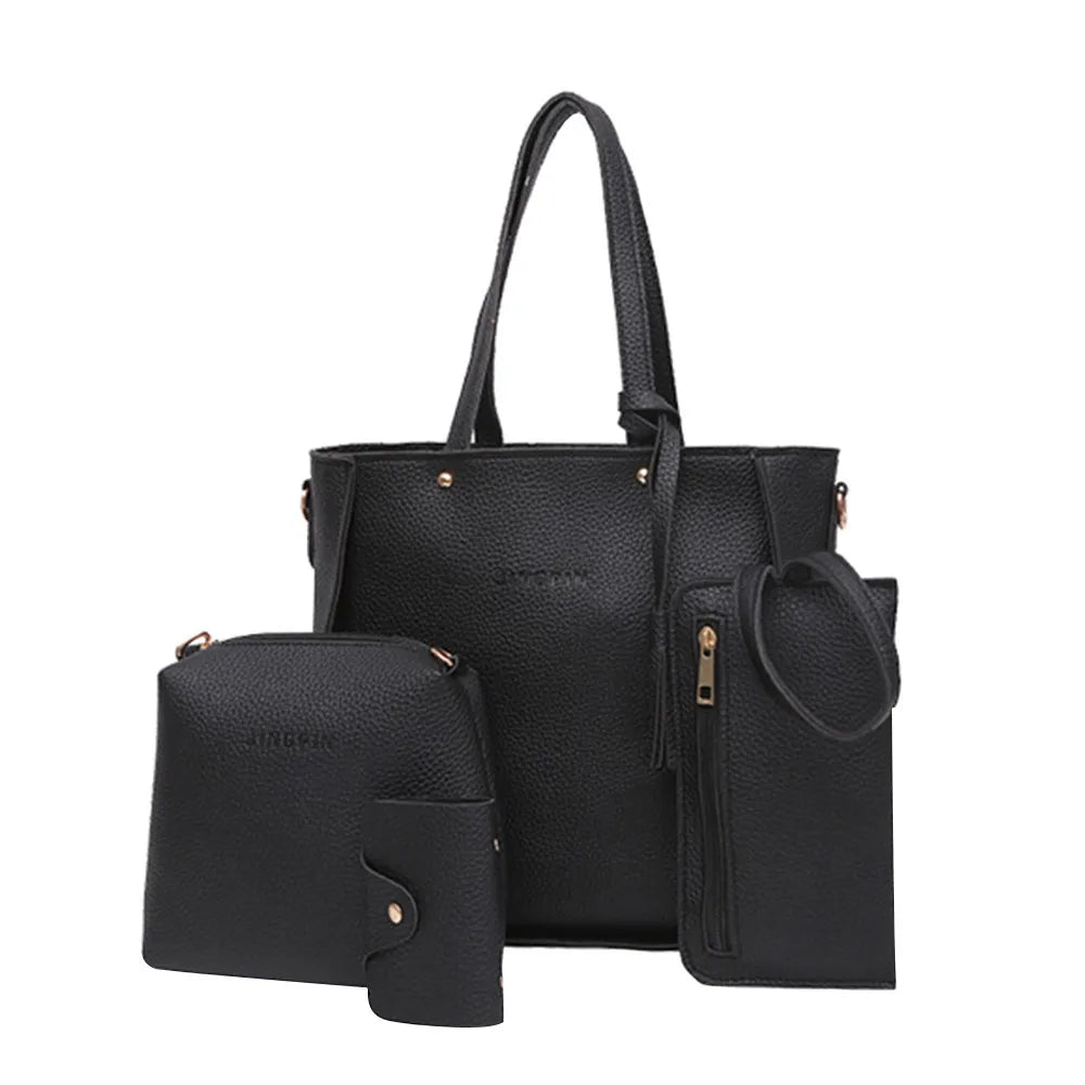 Conjunto Exclusivo Linda Top: Bolsas Elegantes de Quatro Peças