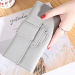 Carteira Luxuosa Linda Top com Zíper e Grande Capacidade