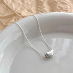 925 prata esterlina forma geométrica colar estilo simples charme pingente gargantilha presente de festa de aniversário para mulheres jóias requintadas