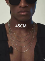 Colar Clássico de Aço Inoxidável Dourado Linda Top