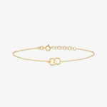 Canner simples clássico 925 prata esterlina banhado a ouro redondo argola pulseira correntes para mulheres moda romântica jóias finas presentes