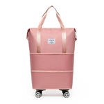 Bolsa feminina luxo de Viagem Expansível com Rodas e Grande Capacidade