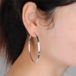 Brincos de Argola 18K Banhados a Ouro Linda Top