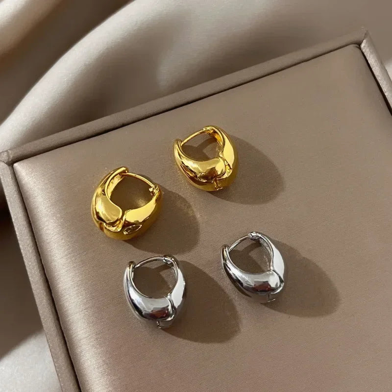 925 prata esterlina vintage ouro brincos redondos para mulheres na moda brinco jóias evitar alergia acessórios de festa presente