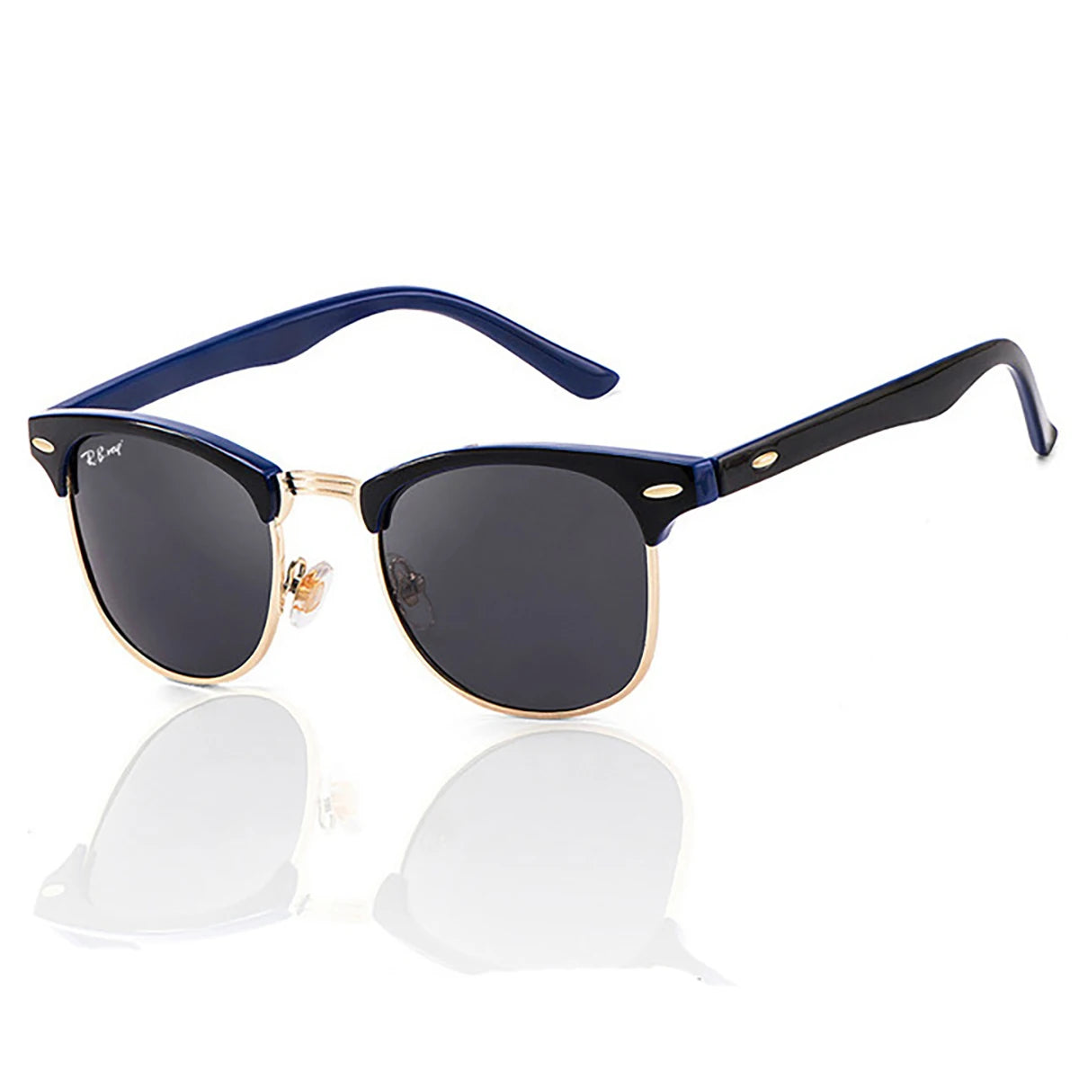 Óculos de sol polarizados para homens e mulheres, óculos metálicos para viagens, condução ao ar livre, esportes, proteção UV400, tendência da moda, nova