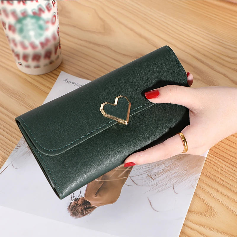 Suportes de couro macio para mulheres, Carteiras clássicas, design mais recente, barato