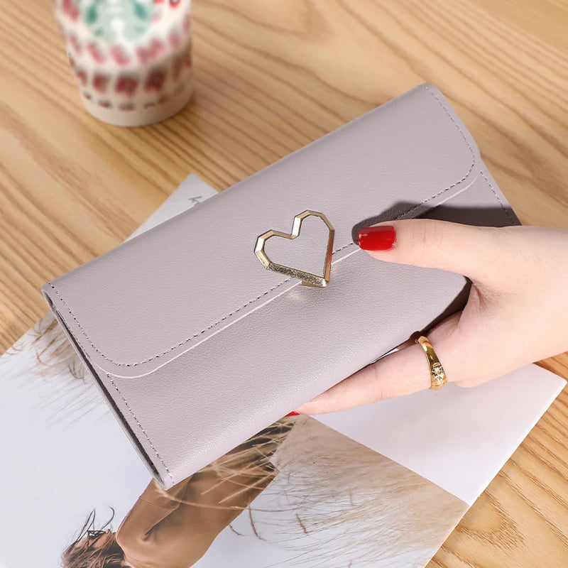 Suportes de couro macio para mulheres, Carteiras clássicas, design mais recente, barato