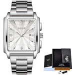 LIGE-Relógio de pulso feminino quartzo impermeável, Marca Top, Casual, Esporte, Data, Luxo, Moda