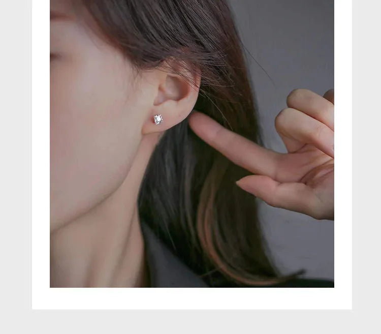 2024 moda 925 prata esterlina estrela coração brincos de cristal zircão para brinco feminino festa de casamento jóias acessórios