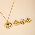 Conjunto Elegância Suprema: Colar, Anel e Brincos