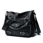 Bolsa Crossbody Linda Top de Couro PU com Charme