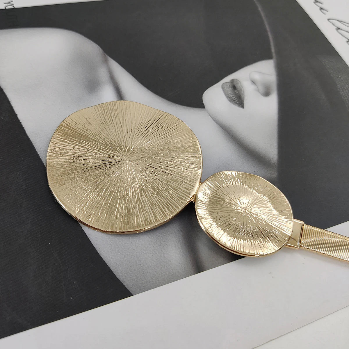 Cinto de Corrente Luxo Feminino Linda Top