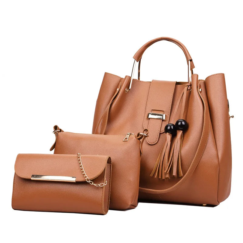 Conjunto Elegante de Bolsas Linda Top - 3 Peças