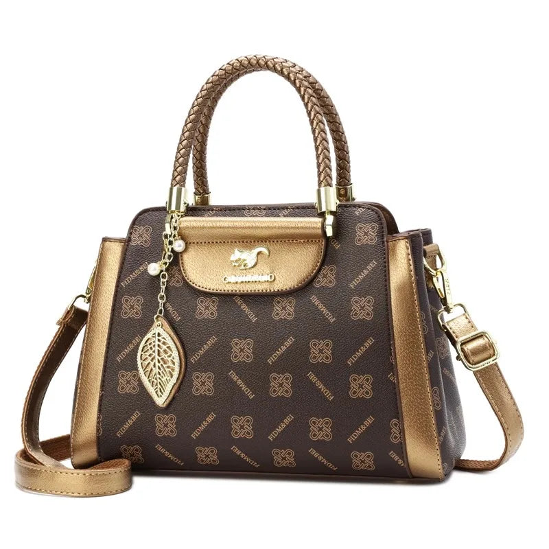 Bolsa Linda Top Vintage Elegância Texturizada