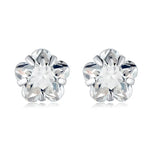 2024 moda 925 prata esterlina estrela coração brincos de cristal zircão para brinco feminino festa de casamento jóias acessórios