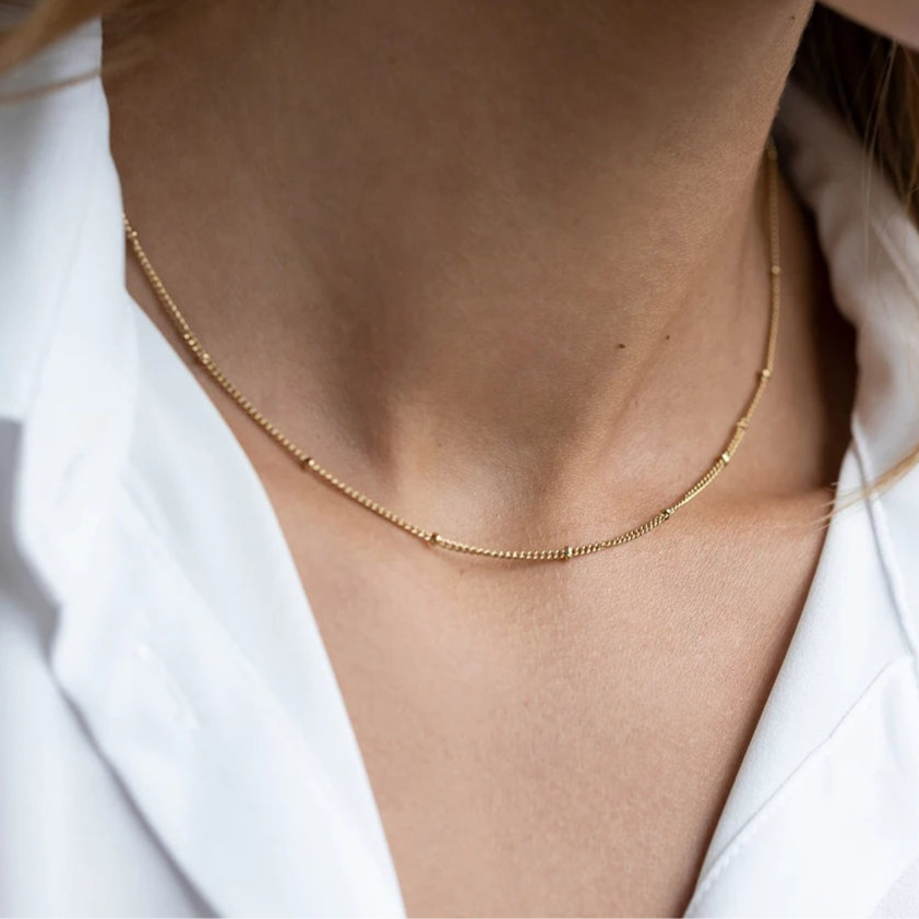 Colar Gargantilha de Aço Inoxidável Linda Top