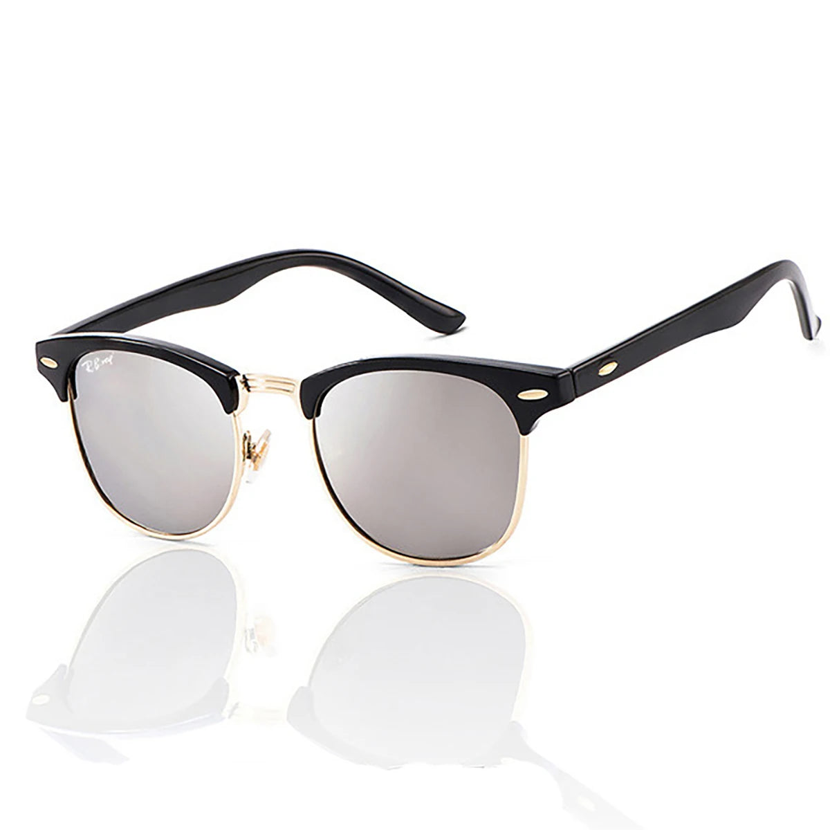 Óculos de sol polarizados para homens e mulheres, óculos metálicos para viagens, condução ao ar livre, esportes, proteção UV400, tendência da moda, nova