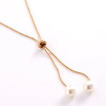 Colar Elegância Dourada com Pérolas