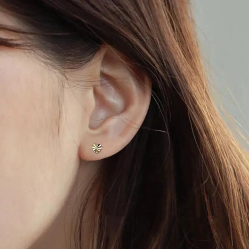 Brincos Coração em Prata 925 com Ouro 14K