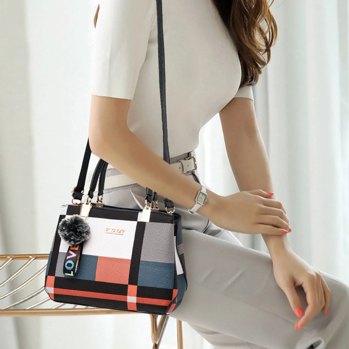 Bolsa Crossbody Elegante Linda Top 2024