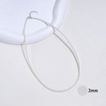 925 prata esterlina 6mm colar de pérolas para mulheres jóias no pescoço pérola grânulo gargantilha itens baratos com presente de festa