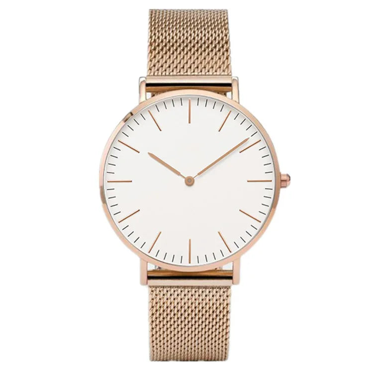 Luxo rosa ouro relógio feminino pulseira relógios marca superior senhoras casual relógio de quartzo aço relógio de pulso feminino montre femme relogio