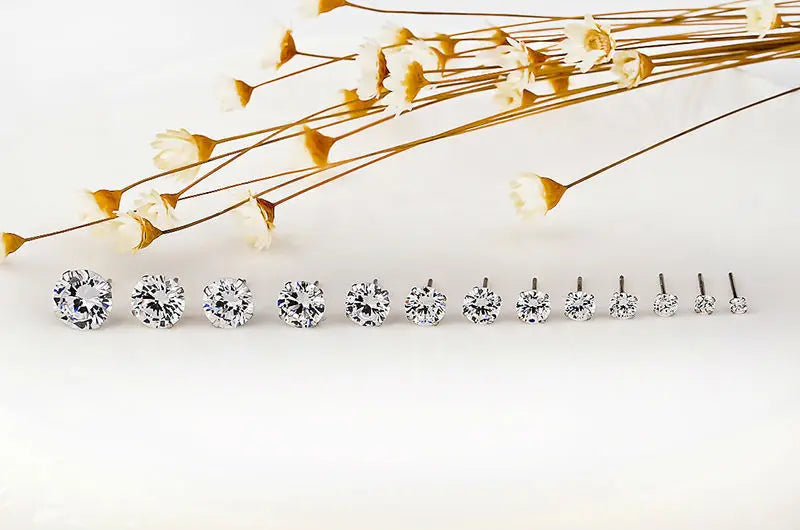 Lekani cristal moda genuína 925 prata esterlina brincos para mulheres casamento jóias finas presente
