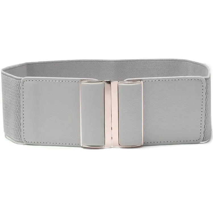 Cintura elástica larga para mulheres, vestido elástico feminino, cinch de tamanho grande, selo da cintura, 9 cores