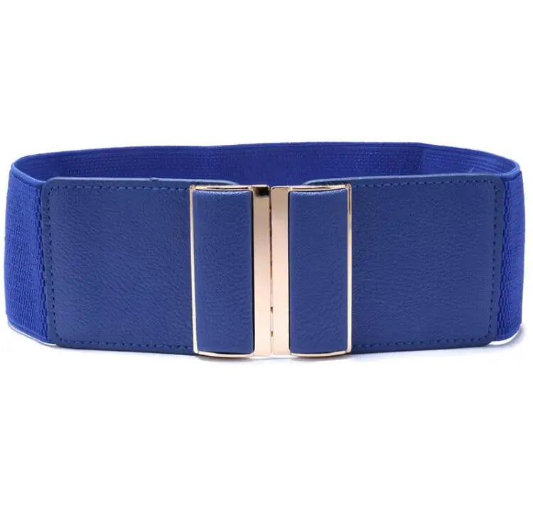 Cintura elástica larga para mulheres, vestido elástico feminino, cinch de tamanho grande, selo da cintura, 9 cores