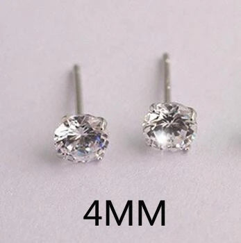 Lekani cristal moda genuína 925 prata esterlina brincos para mulheres casamento jóias finas presente