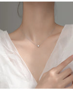 La monada 38 + 4.8cm colar de prata para mulheres prata fina 925 jóias moda pescoço minimalista pingentes 925 correntes de prata mulher