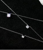 La monada 38 + 4.8cm colar de prata para mulheres prata fina 925 jóias moda pescoço minimalista pingentes 925 correntes de prata mulher