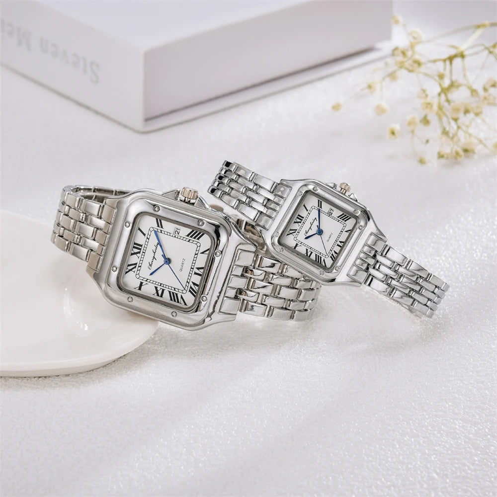 Relógio Feminino Luxo Linda Top Quartzo Romano
