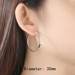 Brincos de Argola 18K Banhados a Ouro Linda Top