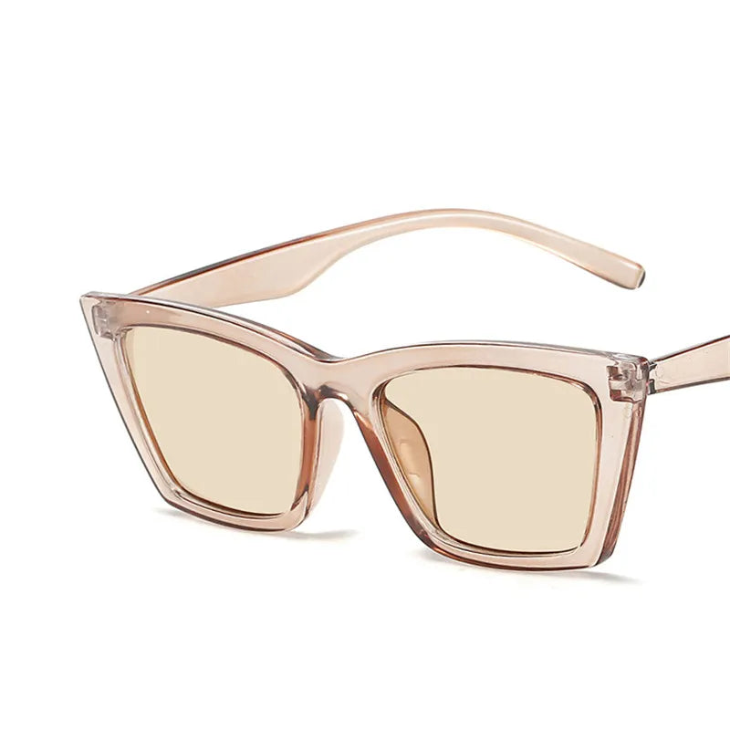 Óculos de Sol Quadrados Vintage Femininos Linda Top